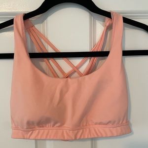 VS sports bra size small light support coral color